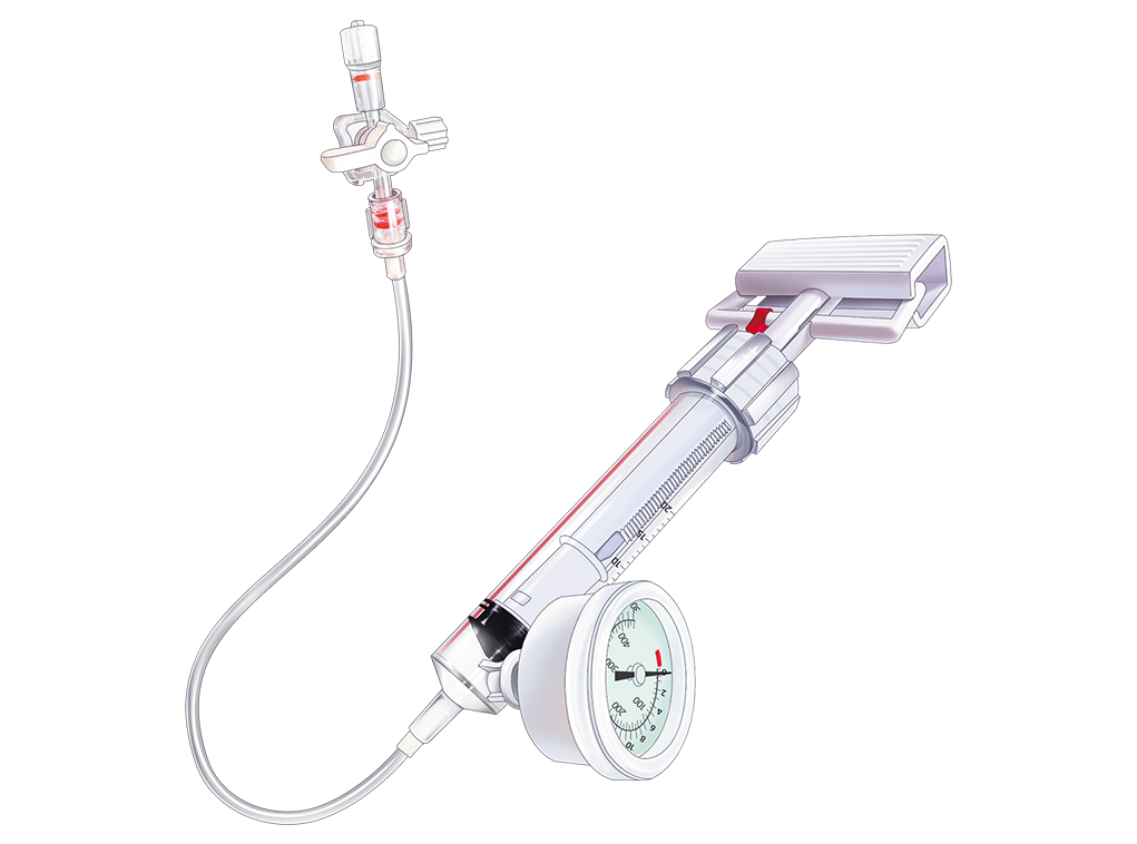 PGPump Bomba de inflado para angioplastia