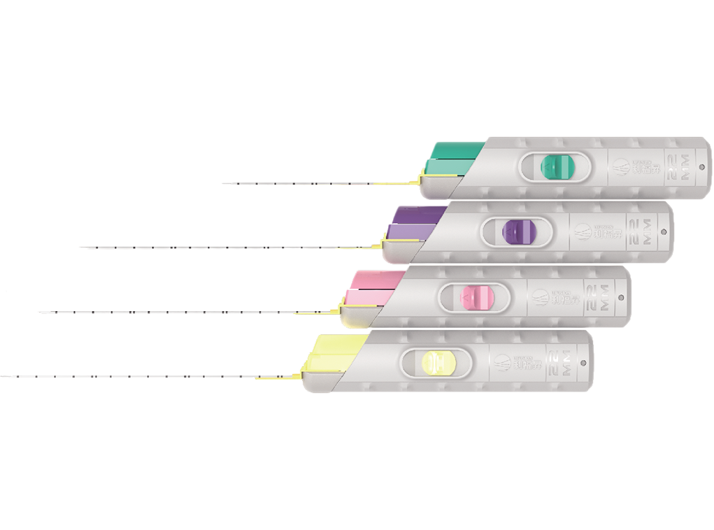 Aguja de biopsia desechable
